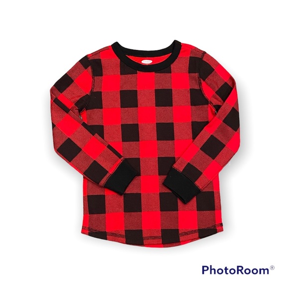 Old Navy plaid red and black tee - Picture 1 of 2